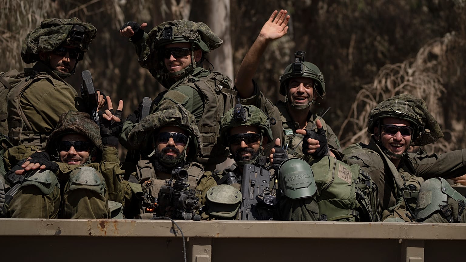 جنود إسرائيليون على حدود غزة