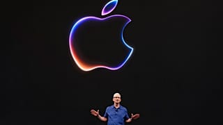 Tim Cook, PDG d'Apple, lors de l'événement WWDD 2024.