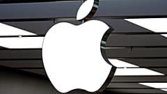 The Apple logo at an Apple store in Pittsburgh, US 