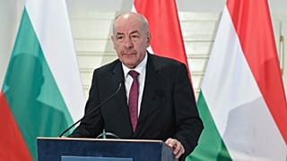 Sulyok Tamás köztársasági elnök a Sándor-palotában