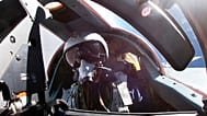 Un pilote dans le cockpit d'un avion de chasse MiG-31 de l'armée de l'air russe lors d'exercices conjoints russo-biélorusses (photo tirée d'une vidéo du lundi 10 juin 2024)