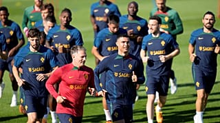 تدريبات منتخب البرتغال لكرة القدم في أويراس، خارج لشبونة - البرتغال. 2023/06/06