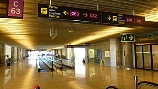Lezárt terminál La Palmán