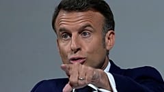 Imagen del presidente francés, Emmanuel Macron, durante un discurso.