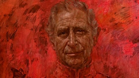 Portrait officiel de Charles III  par le peintre Jonathan Yeo