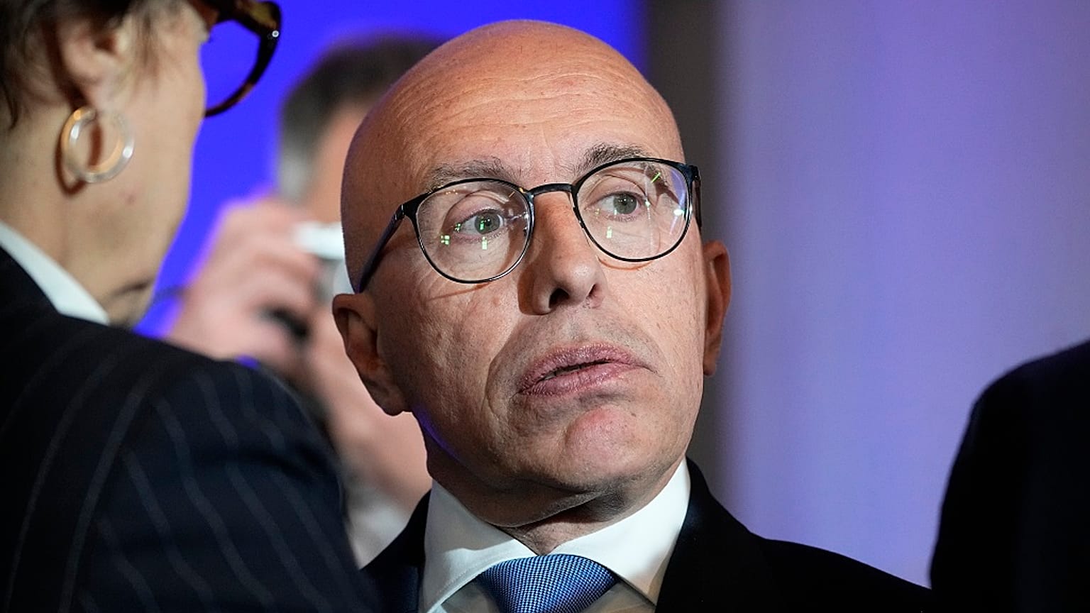 Eric Ciotti, chef de file de la droite française Les Républicains (LR), à l'Assemblée nationale à Paris, mardi 28 avril 2020.