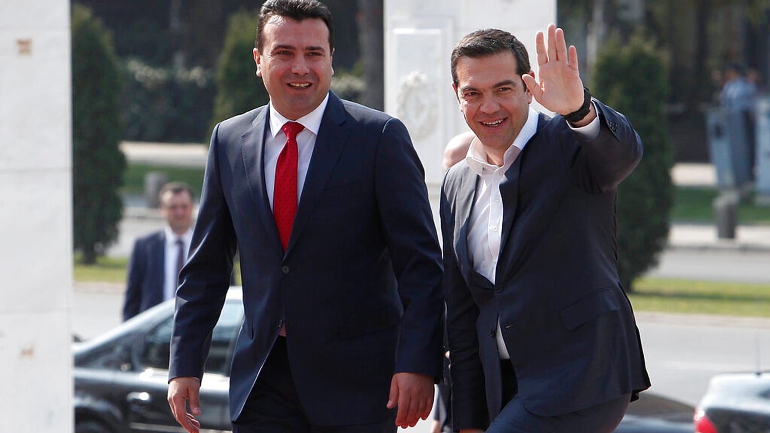Ζόραν Ζάεφ και Αλέξης Τσίπρας (φωτογραφία αρχείου)