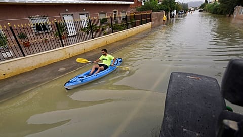 Le inodazioni a Murcia