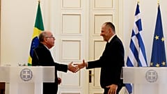 Γιώργος Γεραπετρίτης με τον Βραζιλιάνο ομόλογό του