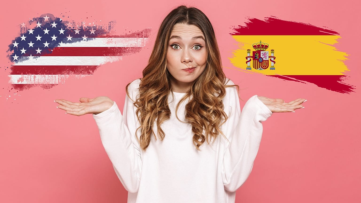 A woman torn between two tongues