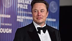 Elon Musk arrives at the tenth Breakthrough Prize Ceremony on Saturday, April 13, 2024, at the Academy Museum of Motion Pictures in Los Angeles.