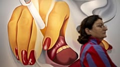 Das Kunstwerk Smoker (1975) von Tom Wesselmann auf der Art Basel