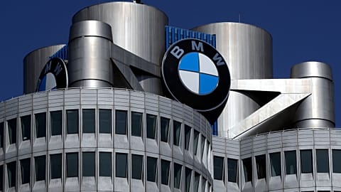 file photo the logo of German car manufacturer BMW visible at the headquarters in Munich, Germany.