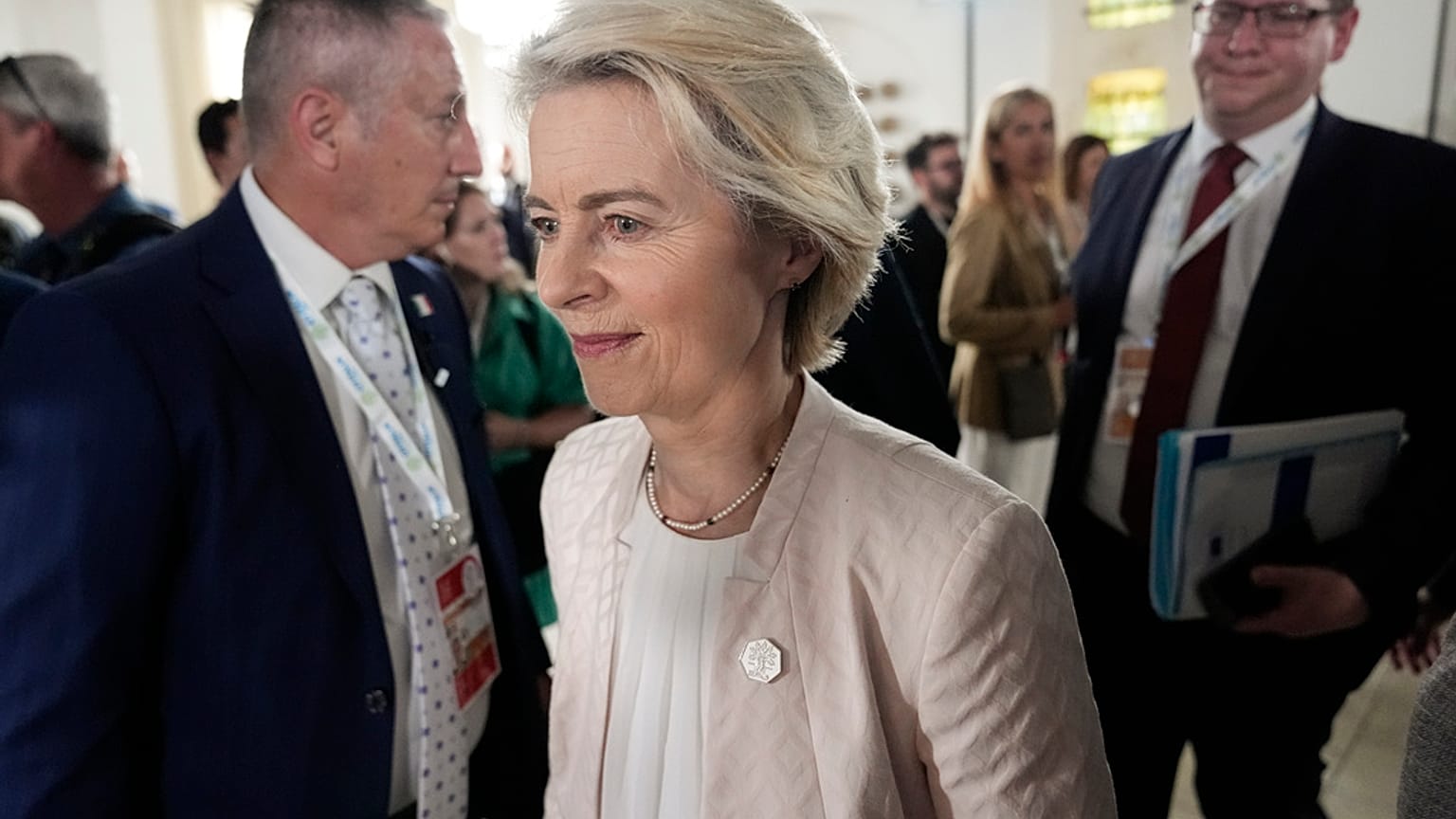 Ursula von der Leyen a G7 csoport olaszországi csúcsértekezletén
