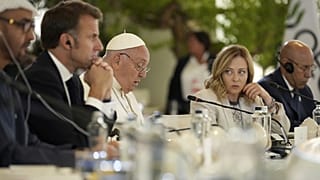 The presence of Pope Francis, who joined the meeting of the world’s leading industrialised nations, might have influenced this outcome, according to Meloni's right-hand man.
