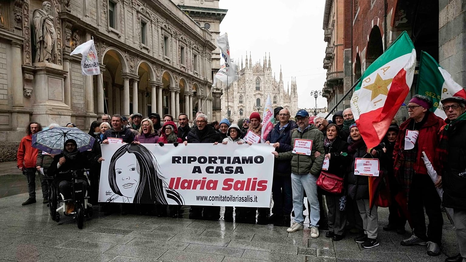 Manifestazione per Ilaria Salis