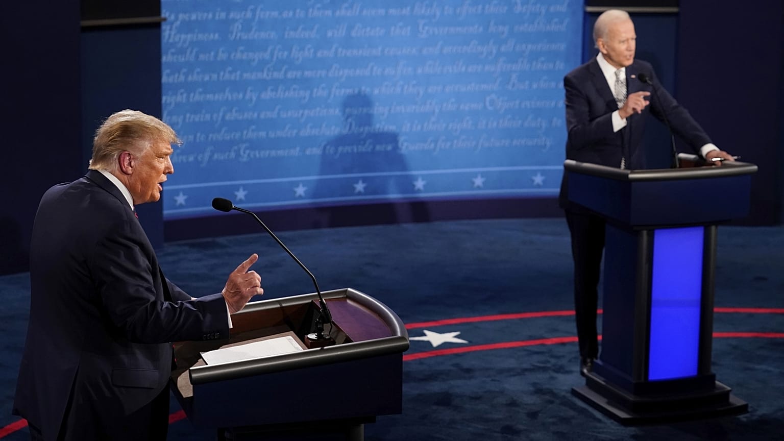 Donald Trump és Joe Biden 2020-as, clevelandi tévévitája