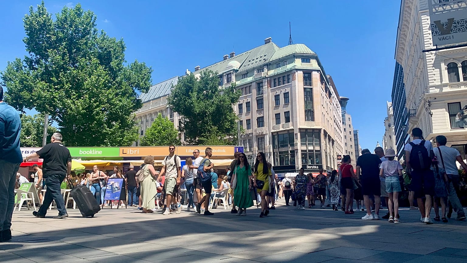 A Vörösmarty tér, az idei egyik helyszín - Budapest, 2024.06.15.