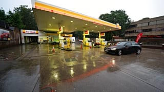Gasolinera en Reino Unido.