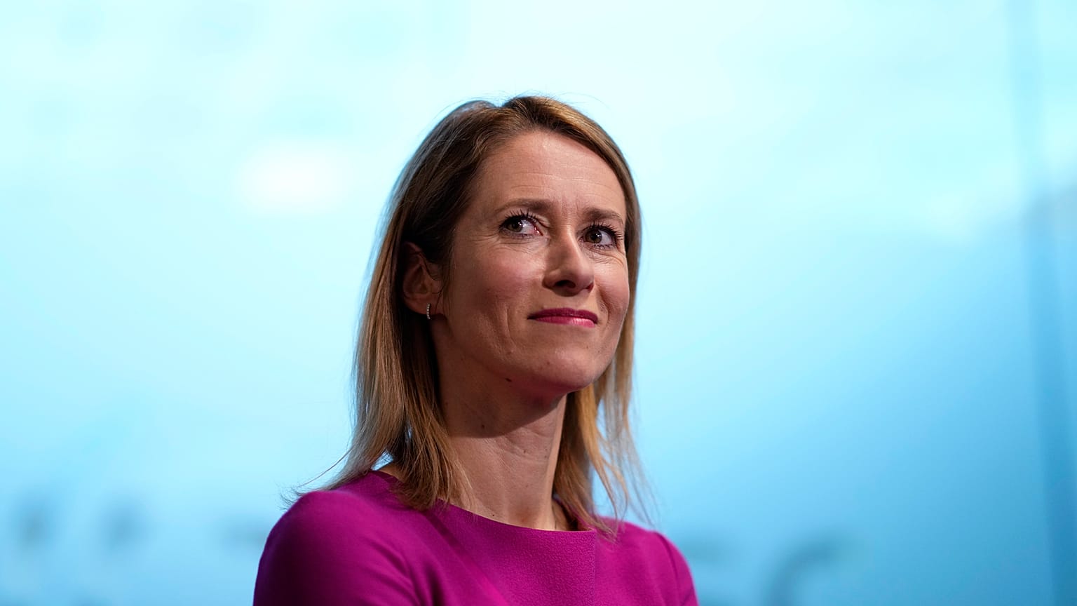La prima ministra estone Kaja Kallas
