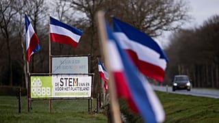 An election billboard for the agrarian political BBB Party, BoerBurgerBeweging, or Farmer–Citizen Movement, in Ooststellingwerf, 5 March 2023