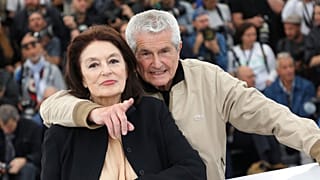 Anouk Aimee and director Claude Lelouch at photocall for 'The Best Years of a Life' at 72nd Cannes Film Festival, 19 May 2019