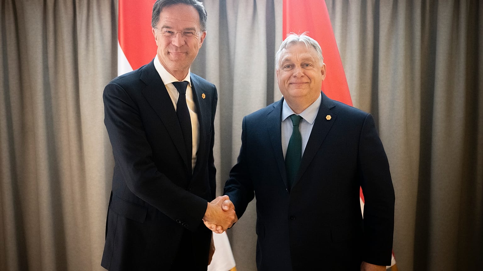 Mark Rutte és Orbán Viktor