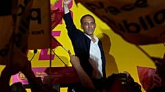 Raphael Glucksmann, a francia szocialisták vezéralakja az EP-választás éjszakáján