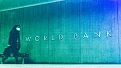The World Bank building in Washington DC, April 2021
