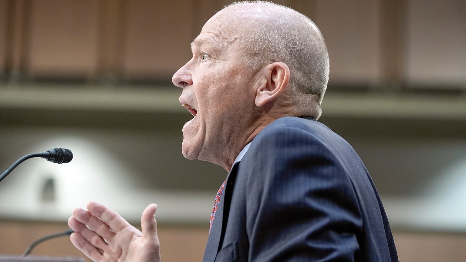 Boeing CEO'su David Calhoun, 18 Haziran 2024 Salı günü Washington'daki Capitol Hill'de Senato İç Güvenlik Soruşturma Alt Komitesinde ifade veriyor.