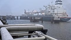 Fotónk illusztráció: LNG-terminál megnyitása a németországi Wilhelmshavenben