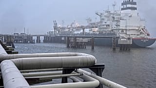 Fotónk illusztráció: LNG-terminál megnyitása a németországi Wilhelmshavenben