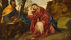 Rest on the Flight into Egypt by Titian (