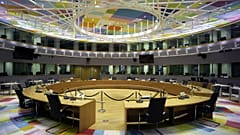 Ein Raum im Europa-Gebäude in Brüssel.