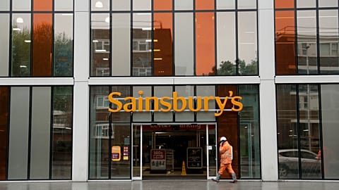 Sainsbury's flagship store in the Nine Elms area of London. April 30, 2018.