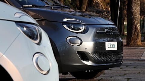 A view of the new Fiat 500 electric, during the official presentation in Milan, 4 March 2020