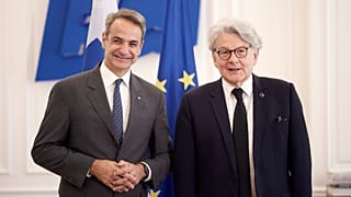 Κυριάκος Μητσοτάκης - Τιερί Μπρετόν