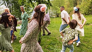 Sweden’s midsummer festivities began in the late Middle Ages when people celebrated by dancing around a flower and greenery-decorated pole known as a maypole. 