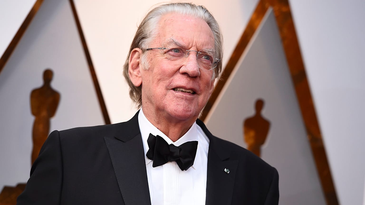 DOSSIER - Donald Sutherland apparaît aux Oscars à Los Angeles le 4 mars 2018. 