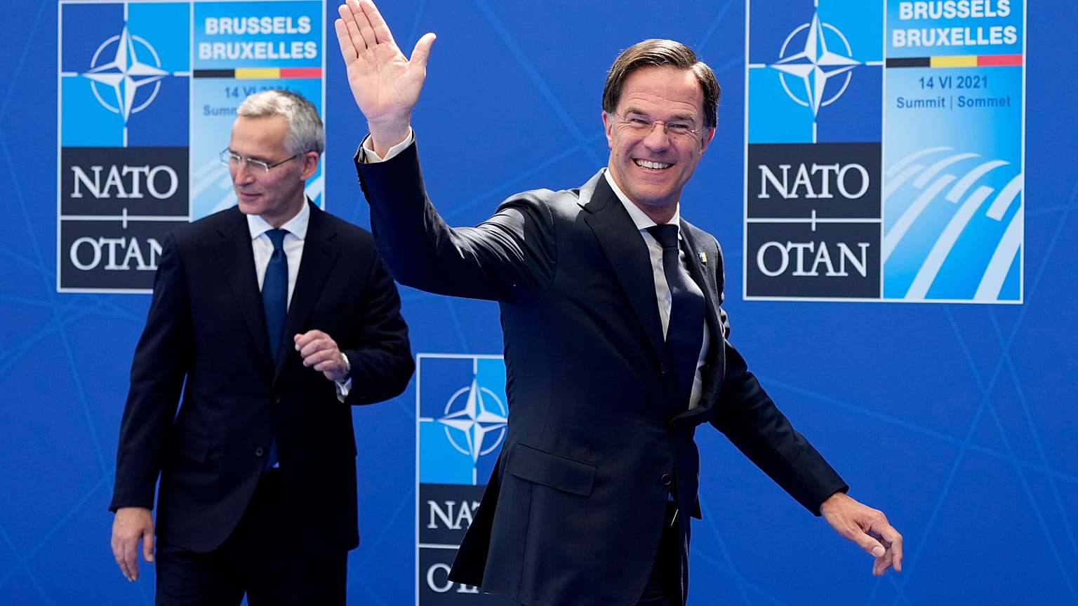Mark Rutte became the only remaining candidate after the Romanian president withdrew from the NATO leadership race.