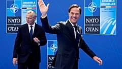 Mark Rutte con el actual secretario general de la OTAN, Jens Stoltenberg, en una foto de archivo.