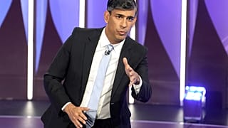 Primeiro-ministro do Reino Unido, Rishi Sunak, no programa da BBC