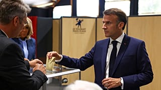 Macron vota nas eleições europeias
