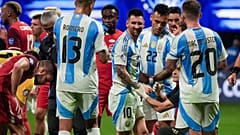 فريق الأرجنتين في المباراة الافتتاحية لبطولة كوبا أميركا
