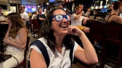 Französischer Fußballfan in Spanien