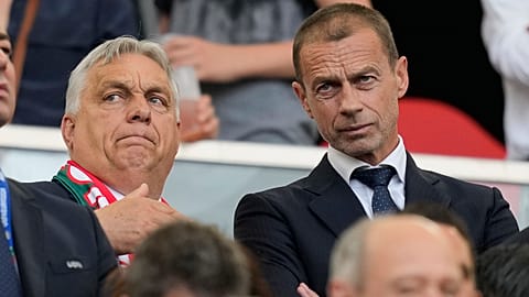 Hungarian Prime Minister Viktor Orban and German Chancellor Olaf Scholz 
