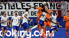 Jelenet a holland-francia mérkőzésről