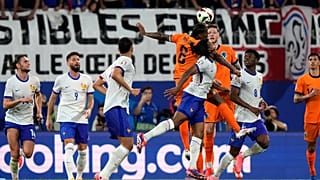 Jelenet a holland-francia mérkőzésről