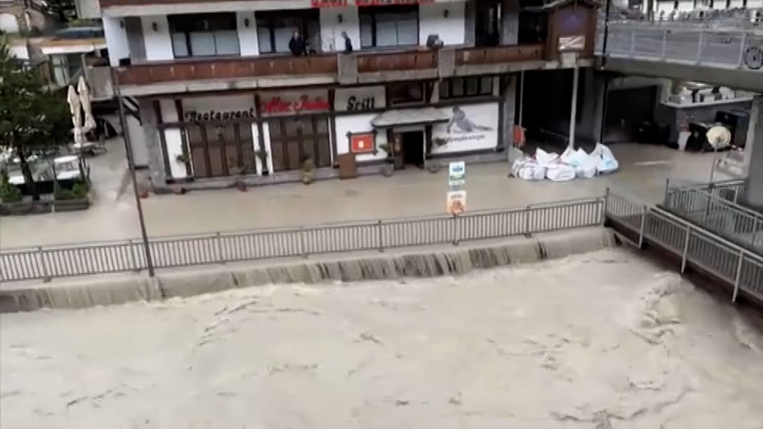 Inundaciones en Suiza