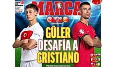 Marca'nın manşeti: 'Liderlik yarışının devam ettiği F Grubunun Dortmund'da oynanacak, Türkiye ve Portekiz yıldızları arasında kuşaklar arası heyecanlı bir düello'